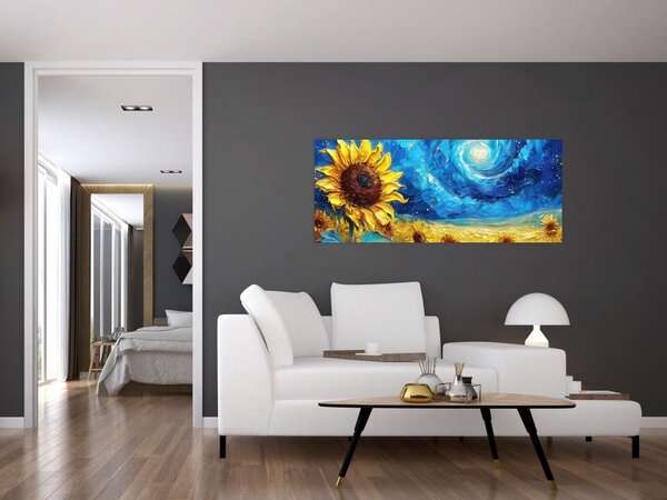 Slika - Slikanje suncokreta (120x50 cm)
