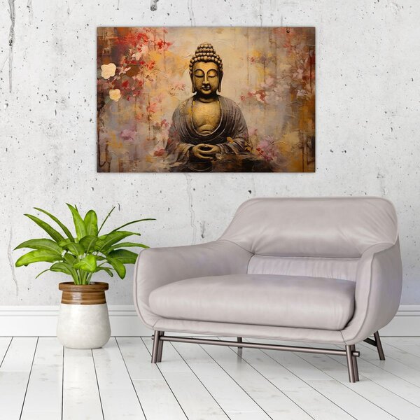 Slika - Buddha, slikanje (90x60 cm)