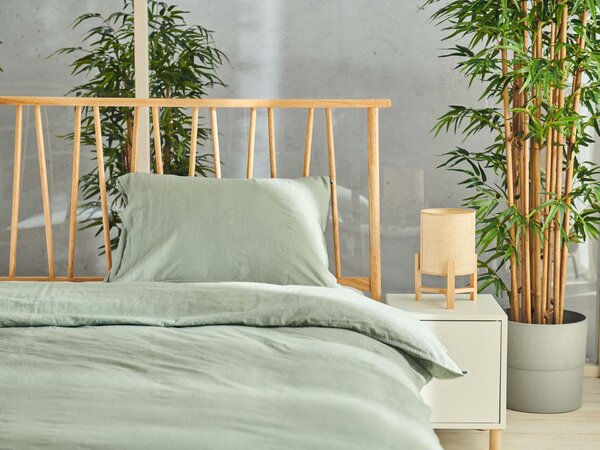 Posteljina Linen Dormeo zelena