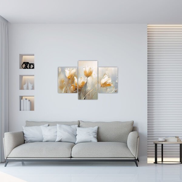 Slika - Slikanje tulipana (90x60 cm)