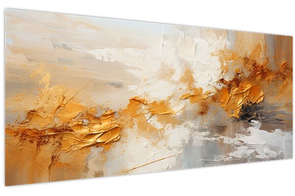 Slika - Zlatna tekstura (120x50 cm)