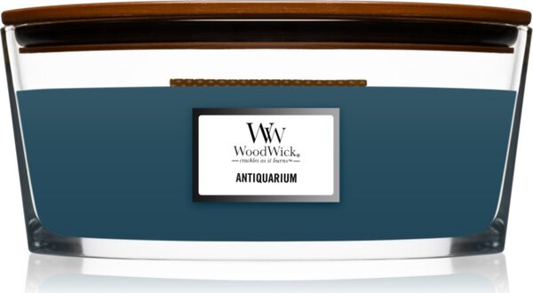 Woodwick Antiquarium mirisna svijeća s drvenim fitiljem (hearthwick) 453 g