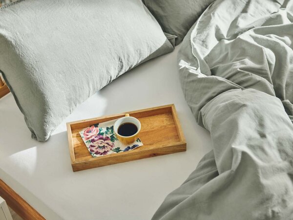 Posteljina Linen Dormeo siva