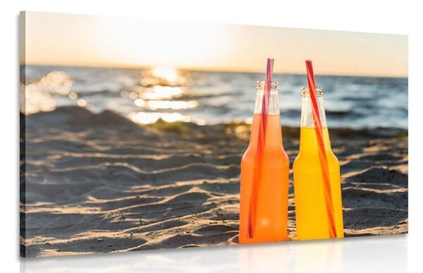 Slika osvježavajuće piće na plaži