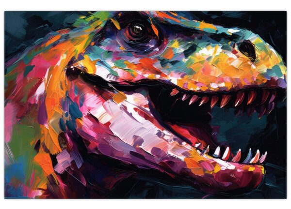 Slika - Dinosaur, slika (90x60 cm)