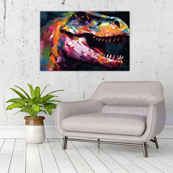 Slika - Dinosaur, slika (90x60 cm)