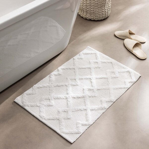 Krem kupaonska prostirka 50x80 cm Otis – douceur d'intérieur