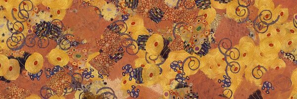 Slika apstrakcija inspirirana G. Klimtom
