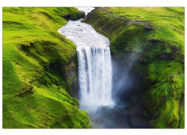 Slika - Vodopad Skogafoss (90x60 cm)