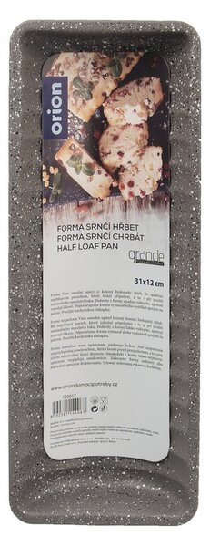 Metalni kalup za pečenje za kolač srneća leđa 12x31 cm Grande – Orion