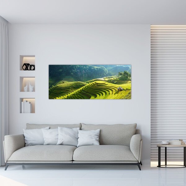 Slika - Koncert na rižinim terasama (120x50 cm)