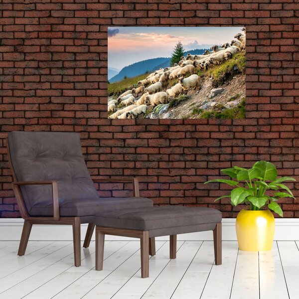 Slika - Stado ovaca (90x60 cm)