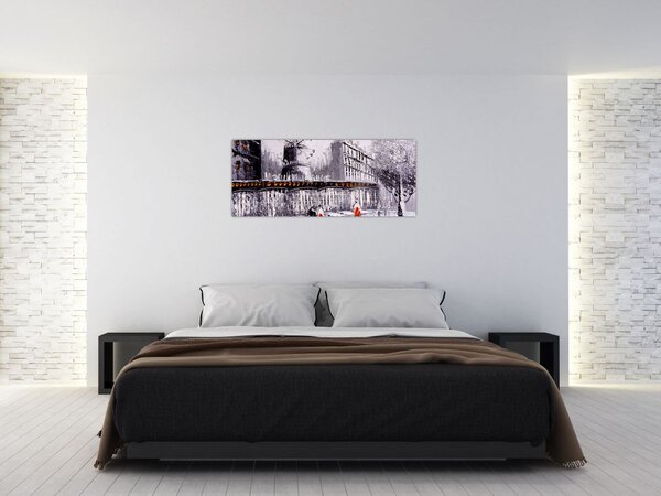 Slika - Ulje na platnu grada II. (120x50 cm)
