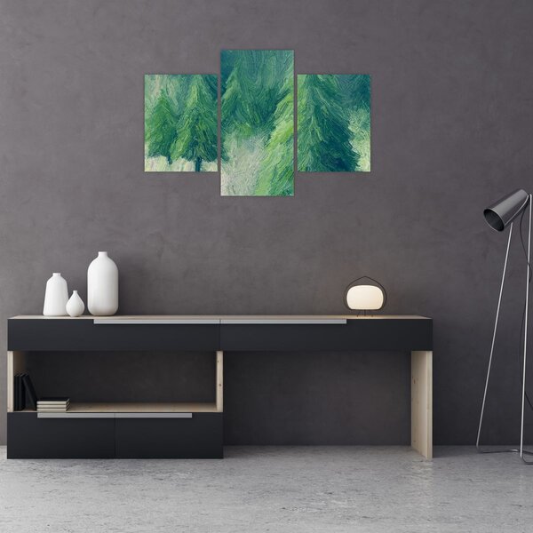 Slika - Slikane crnogorice (90x60 cm)