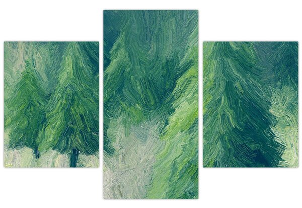 Slika - Slikane crnogorice (90x60 cm)