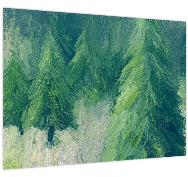 Slika - Slikane crnogorice (70x50 cm)