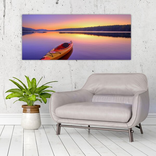 Slika - Kajak na jezeru (120x50 cm)