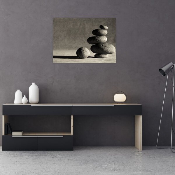 Slika - Sivo kamenje (70x50 cm)