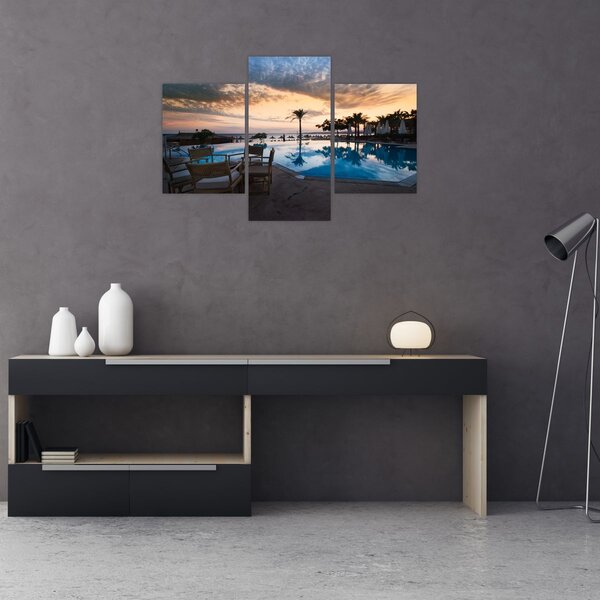 Slika - Resort uz more (90x60 cm)