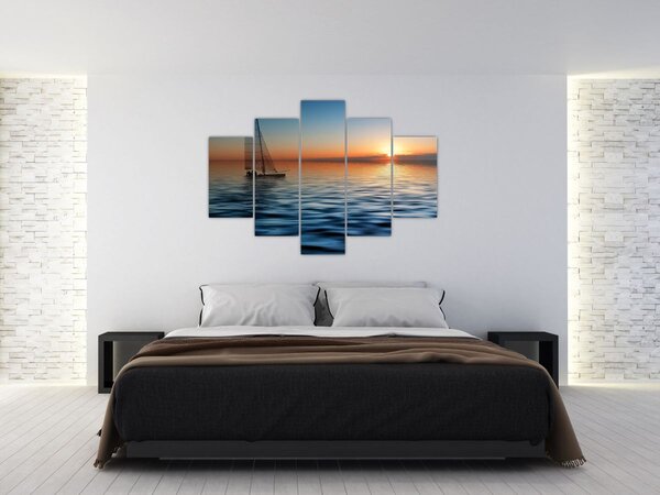 Slika - Jedrilice na moru (150x105 cm)