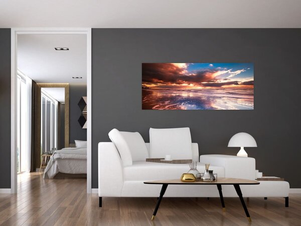 Slika - Večernja plaža (120x50 cm)