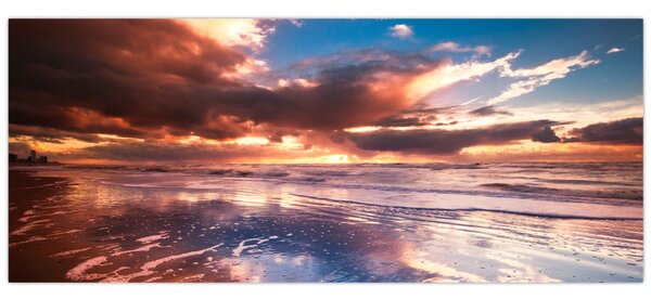 Slika - Večernja plaža (120x50 cm)