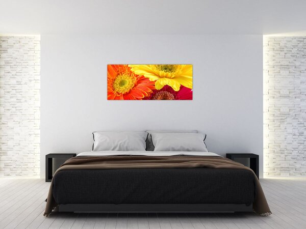 Slika - Cvijeće Gerbery (120x50 cm)