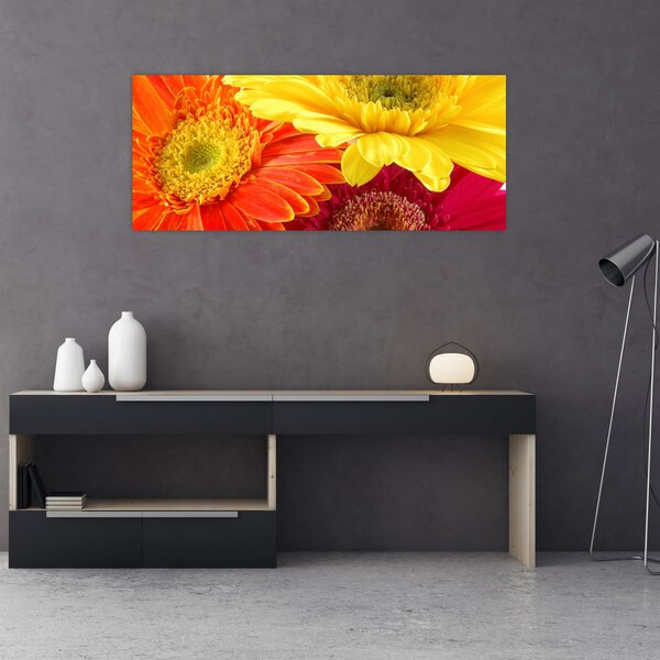 Slika - Cvijeće Gerbery (120x50 cm)