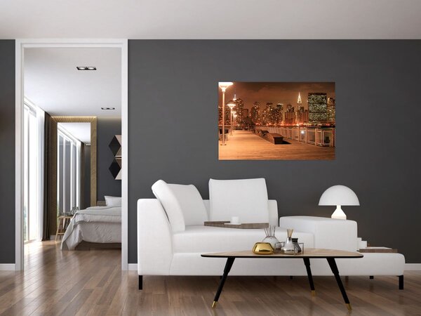 Slika - Noćni grad (90x60 cm)