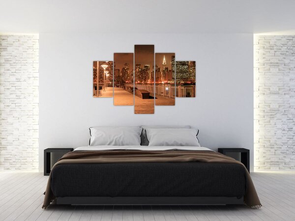 Slika - Noćni grad (150x105 cm)
