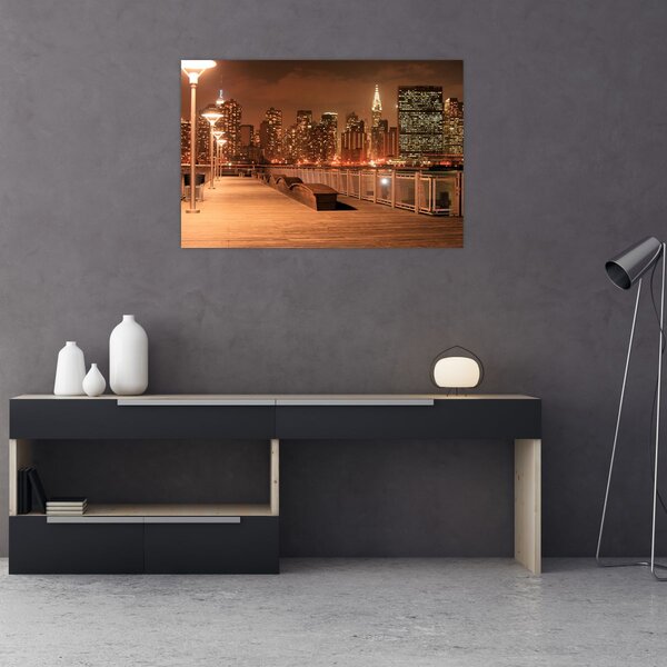 Slika - Noćni grad (90x60 cm)