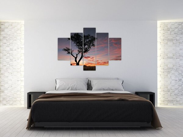 Slika - Drvo i crvenkaste nijanse (150x105 cm)