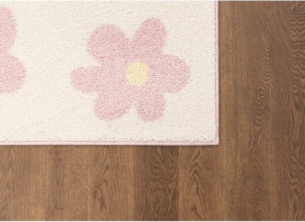 Ružičasti/boje slonovače dječji tepih 120x170 cm Dazzy Rose – FD