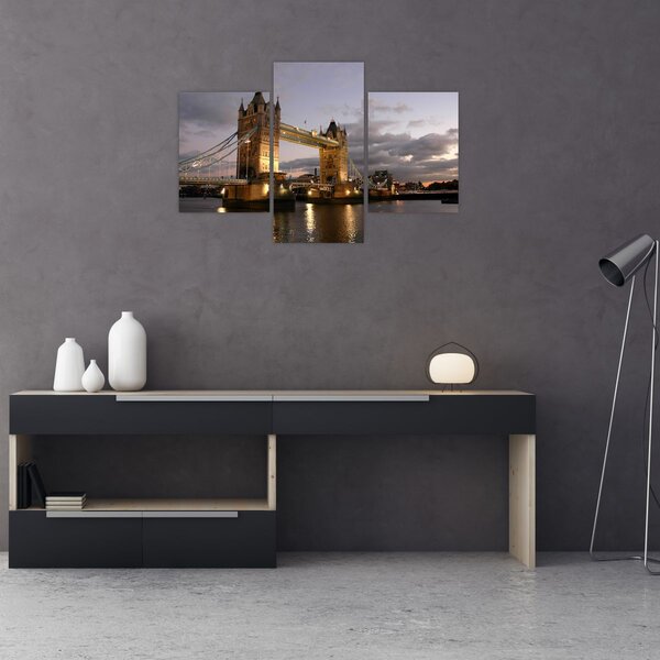 Slika - Tower Bridge noću (90x60 cm)