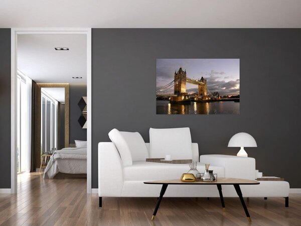 Slika - Tower Bridge noću (90x60 cm)