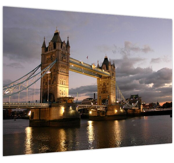 Slika - Tower Bridge noću (70x50 cm)