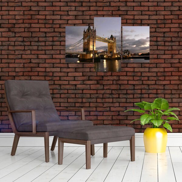 Slika - Tower Bridge noću (90x60 cm)