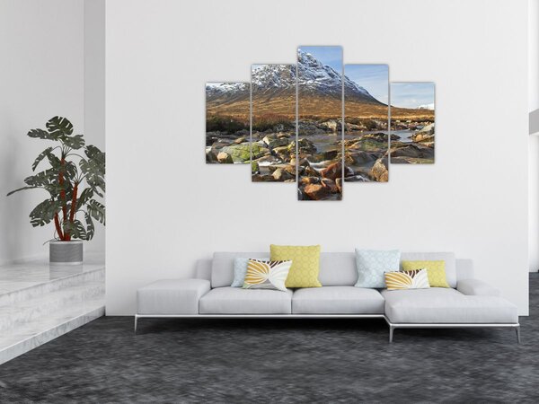 Slika - Planina s rijekom (150x105 cm)