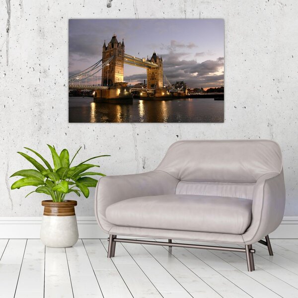 Slika - Tower Bridge noću (90x60 cm)