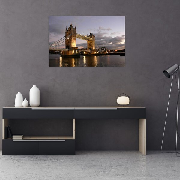 Slika - Tower Bridge noću (90x60 cm)