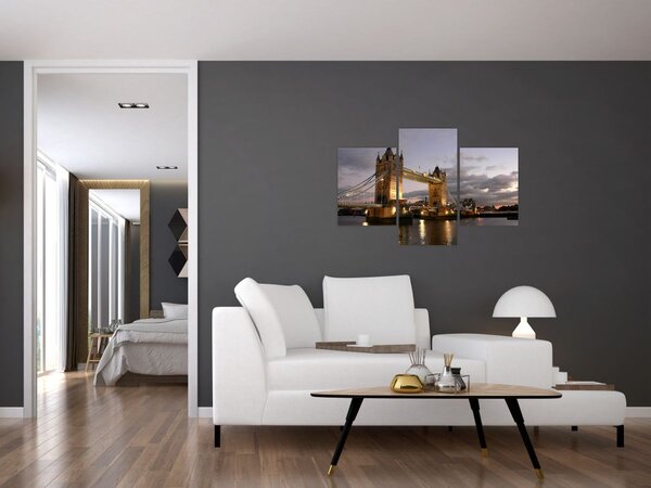 Slika - Tower Bridge noću (90x60 cm)