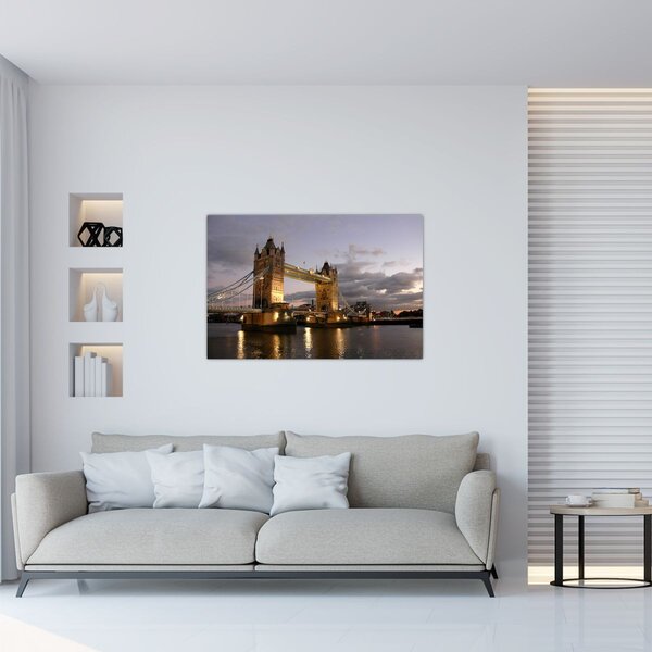 Slika - Tower Bridge noću (90x60 cm)
