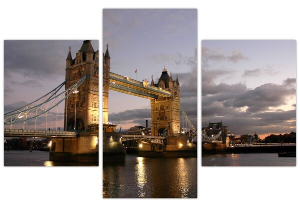 Slika - Tower Bridge noću (90x60 cm)