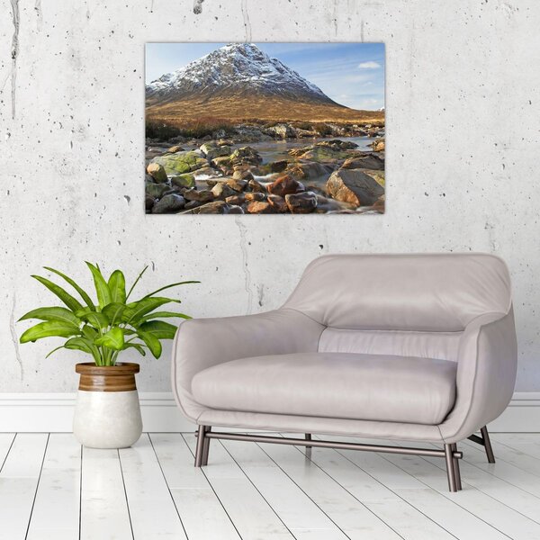 Slika - Planina s rijekom (70x50 cm)