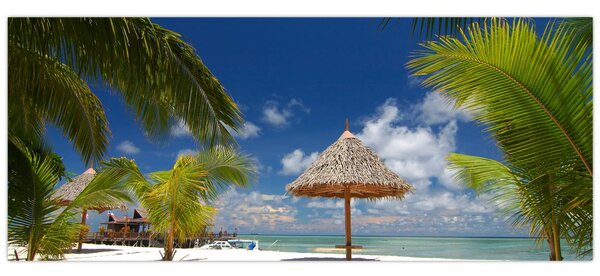 Slika - Plaža s bijelim pijeskom (120x50 cm)