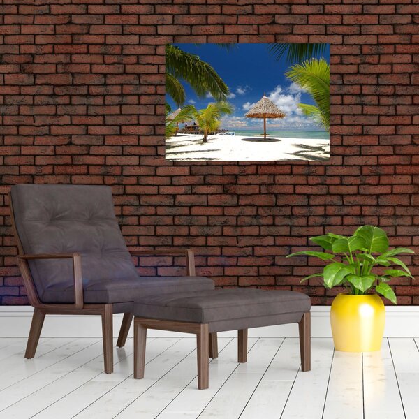 Slika - Plaža s bijelim pijeskom (70x50 cm)