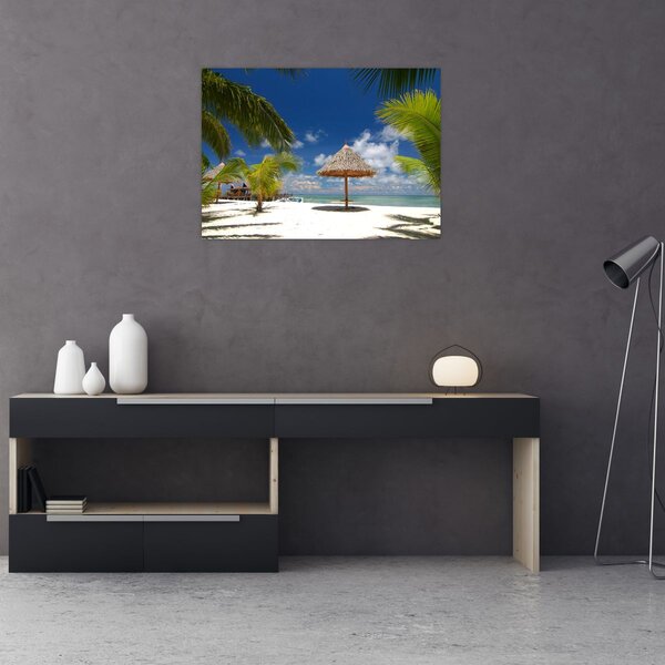 Slika - Plaža s bijelim pijeskom (70x50 cm)