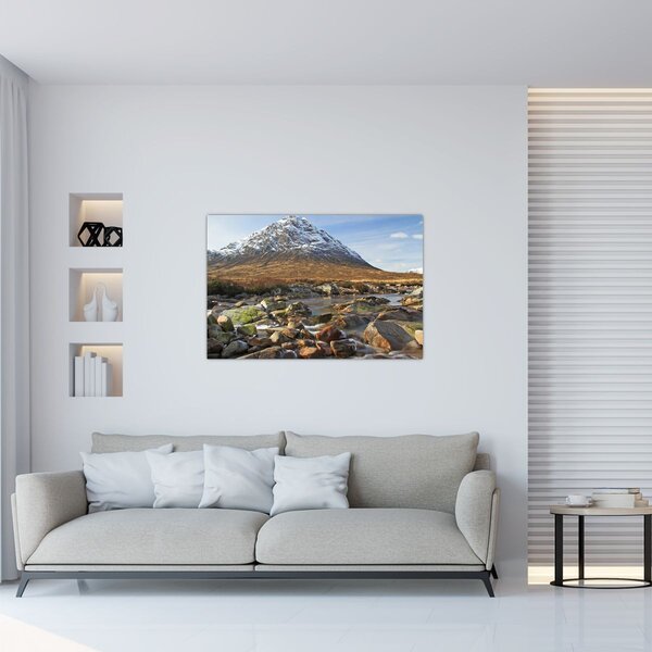 Slika - Planina s rijekom (90x60 cm)