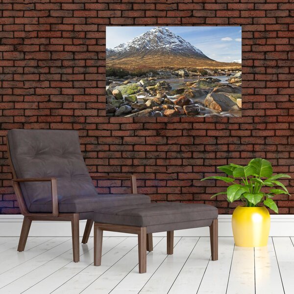 Slika - Planina s rijekom (90x60 cm)