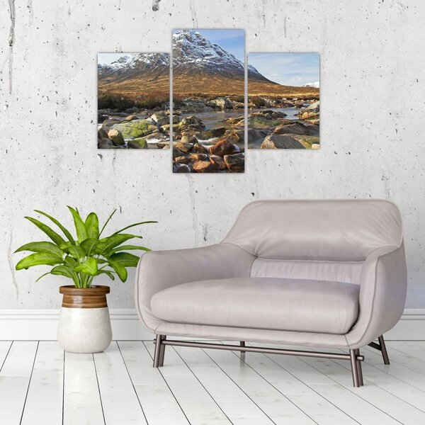 Slika - Planina s rijekom (90x60 cm)